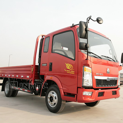 El anuncio publicitario de poca potencia de SINOTRUK HOWO 4x2 acarrea 2 la tonelada 5 Ton Flatbed Truck de la tonelada 3
