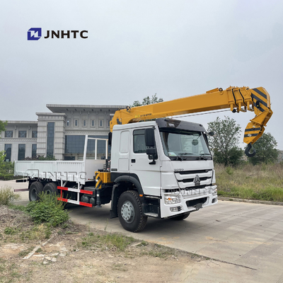 El camión telescópico de Sinotruk Howo 6x4 10 montó la grúa de Crane Straight Arm Cargo Truck