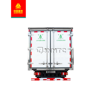 Sinotruk HOWO 6 pone un neumático a Van Transport Truck Fresh Food refrigerado de cadena fresco de poca potencia