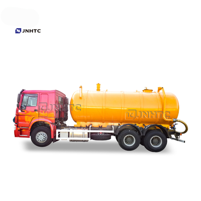 Limpieza del vacío del camión de petrolero de la succión de las aguas residuales de HOWO 6X4 Euro2 12cbm-22cbm