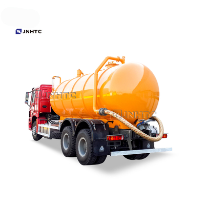Limpieza del vacío del camión de petrolero de la succión de las aguas residuales de HOWO 6X4 Euro2 12cbm-22cbm