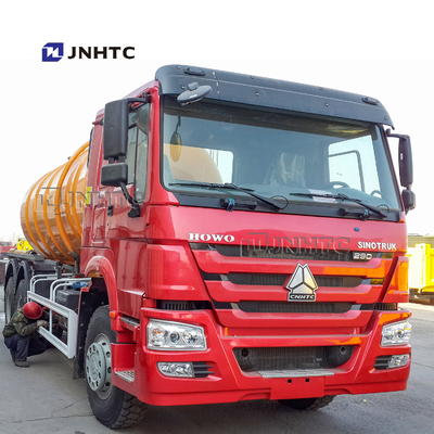 Limpieza del vacío del camión de petrolero de la succión de las aguas residuales de HOWO 6X4 Euro2 12cbm-22cbm