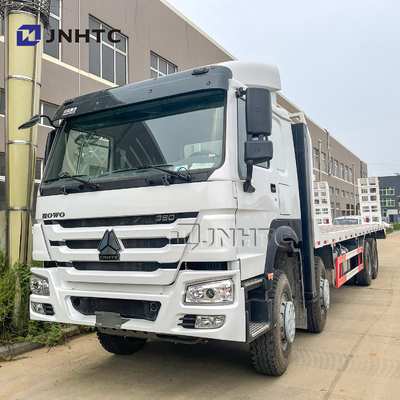 Camión del cargo de HOWO para el remolque plano del transporte de la maquinaria de construcción de Eacavator