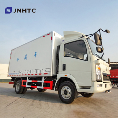 Congelador comercial de poca potencia Van del camión de la caja del refrigerador de los camiones de HOWO 4X2 8000kg
