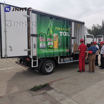Euro 2 de HOWO transporte de la comida de 5 de la tonelada 4x2 de refrigerador del congelador del camión legumbres de frutas