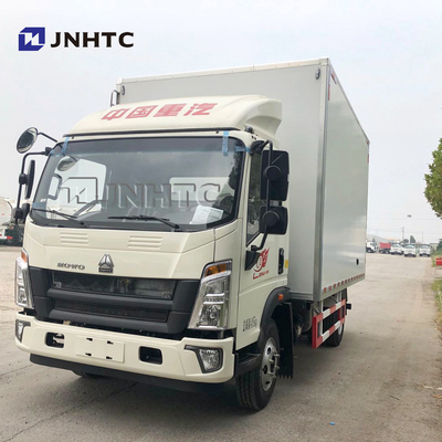 Transporte de poca potencia 4x2 Van Container Cargo Box Truck de HOWO