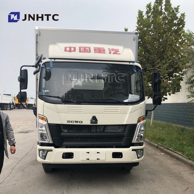 Transporte de poca potencia 4x2 Van Container Cargo Box Truck de HOWO
