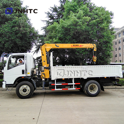 Camiones comerciales de poca potencia especiales del chino camión con 3 toneladas de Van Cargo Crane