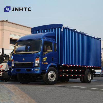 Carro comercial de poca potencia Van Truck de la caja del cargo del transporte de los camiones de HOWO 4x2