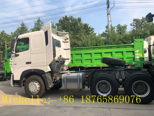 Policía motorizado Tractor Head del camión 10 del tractor de Sinotruk Howo 6*4 100 toneladas