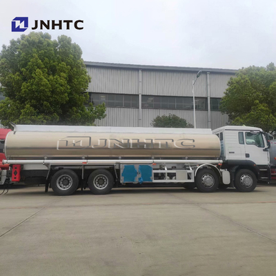 Aleación de aluminio de acero inoxidable del camión del depósito de gasolina de Sinotruk Howo Euro2 8x4 15cbm 5083