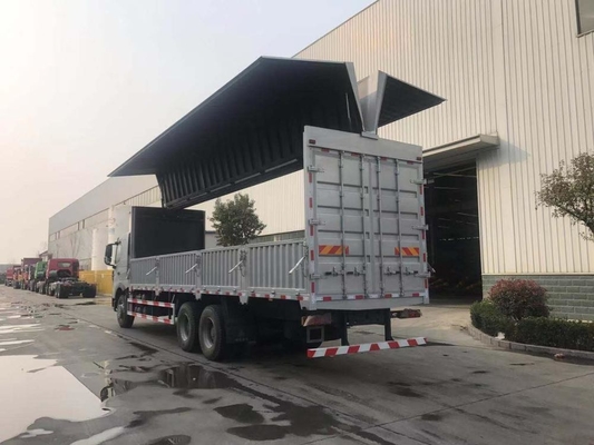 Euro pesado II 10 Wheeler Wing Van del camión del cargo de SINOTRUK HOWO A7 6X4