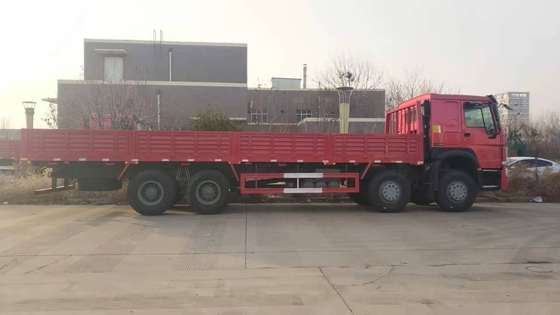 Policía motorizado plano Heavy Van del camión 8*4 12 del cargo de Sinotruk HOWO