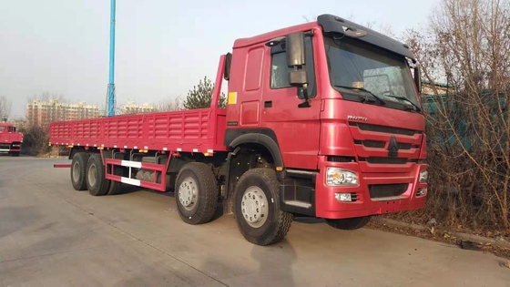 Policía motorizado plano Heavy Van del camión 8*4 12 del cargo de Sinotruk HOWO