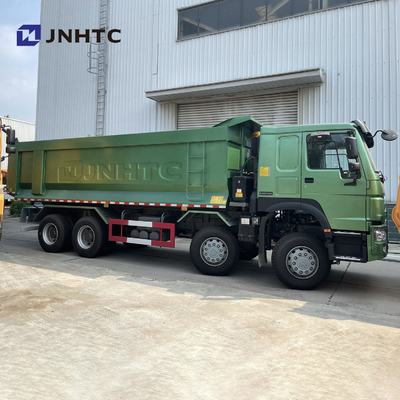 Tipo cúbico cuerpo de Tipper Truck With U del verde 20 de HOWO 6X4 371HP del cargo
