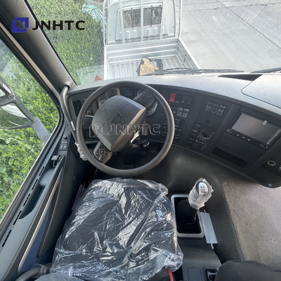 Camión volquete resistente cúbico del verde 20 de HOWO 6X4 371 con el tipo luz de U de la alarma del cuerpo del cargo