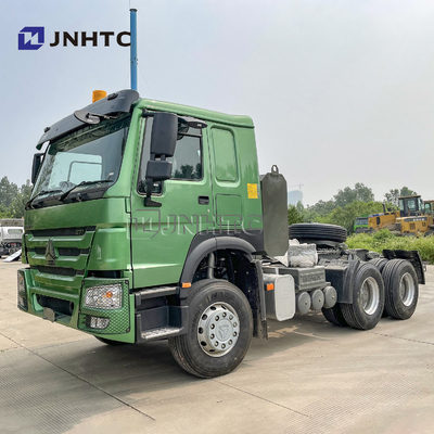 Cabeza del camión del tractor de las ruedas 371HP de Sinotruk HOWO Euro2 30 Ton Prime Mover Truck 10
