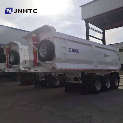 El tractor de 3 árboles descarga semi la suspensión del aire del camión de remolque 40t