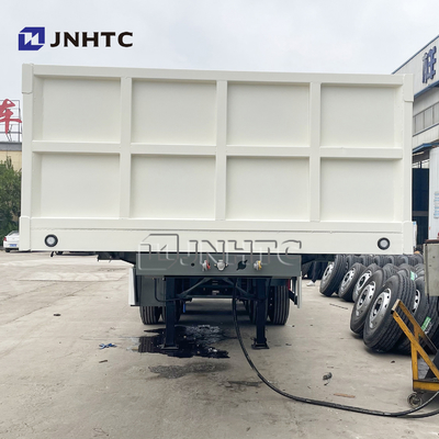 Volquete del lado del camión volquete de 70 de Ton Hydraulic Tipping Trailer Heavy del deber remolques semi