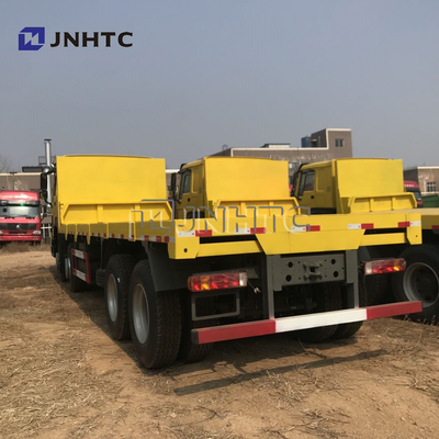 Remolque plano tri Axle Flatbed del cargo de SINOTRUK Howo de los tonos pesados del camión 35