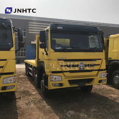 Remolque plano tri Axle Flatbed del cargo de SINOTRUK Howo de los tonos pesados del camión 35