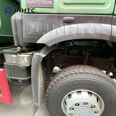 Verde resistente 20 Tipper Truck cúbica del camión volquete de Sinotruk 6X4 371HP