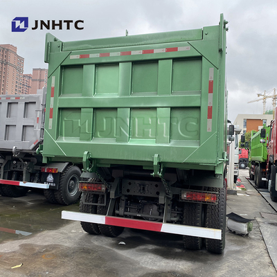 Verde resistente 20 Tipper Truck cúbica del camión volquete de Sinotruk 6X4 371HP