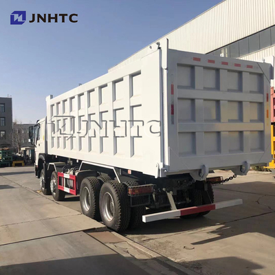 Modelo nuevo de la conducción a la derecha de las ruedas de Sinotruk Howo Benz White Dump Truck 50T 12
