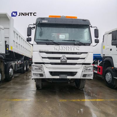 Modelo nuevo de la conducción a la derecha de las ruedas de Sinotruk Howo Benz White Dump Truck 50T 12