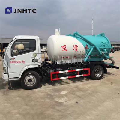 Camión de petrolero resistente de la succión de las aguas residuales de Dongfeng 4x2