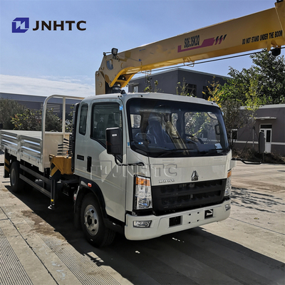 Camiones comerciales de poca potencia de SINOTRUK HOWO 4X2 con la GRÚA RHD 10 Ton Truck
