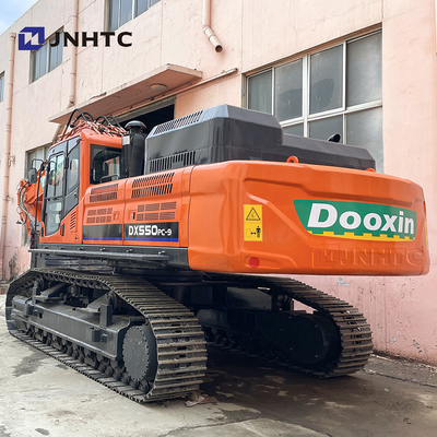 Nueva excavadora china de 55 toneladas motor japonés Euro4 Excavadora de rastreo Excavadora de rastreo grande