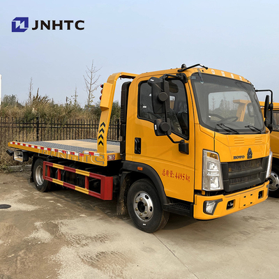 Camión de auxilio plano Tow Truck de Sinotruk HOWO 4x2 5 TON Light Duty Commercial Trucks