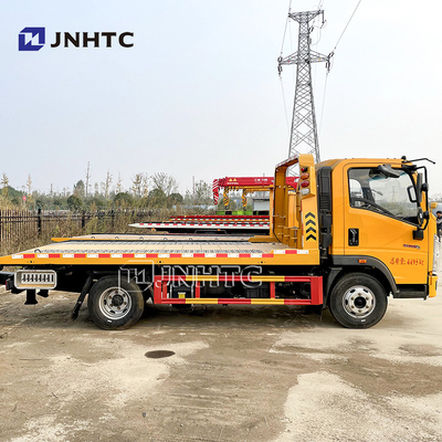 Camión de auxilio plano Tow Truck de Sinotruk HOWO 4x2 5 TON Light Duty Commercial Trucks