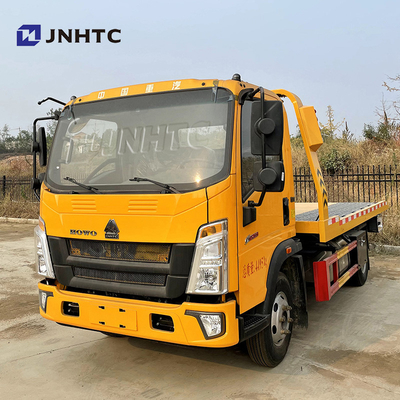 Camión de auxilio plano Tow Truck de Sinotruk HOWO 4x2 5 TON Light Duty Commercial Trucks