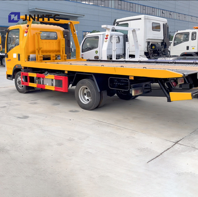 Camión de camión de auxilio plano del cargo de HOWO 4x2 5-10 TON Light Duty Commercial Trucks