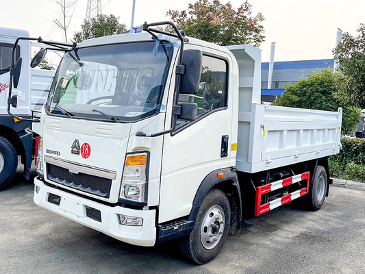 Camión volquete de poca potencia 4X2 de Sinotruk Howo 10 - 15 toneladas para el transporte de la grava de la cal de la arena