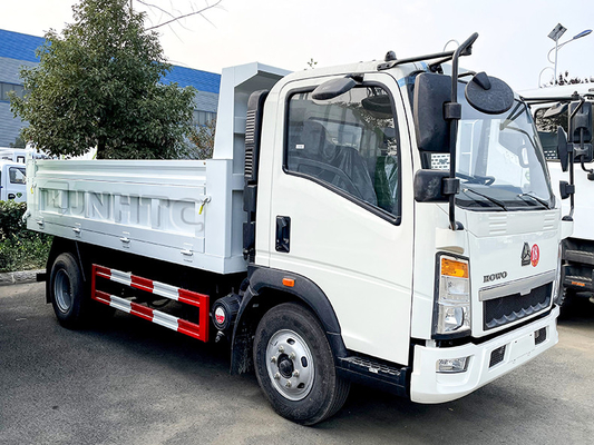Camión volquete de poca potencia 4X2 de Sinotruk Howo 10 - 15 toneladas para el transporte de la grava de la cal de la arena