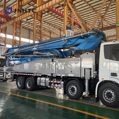 Camión 371HP Euro2 de la bomba concreta del chasis de HOWO 8x4