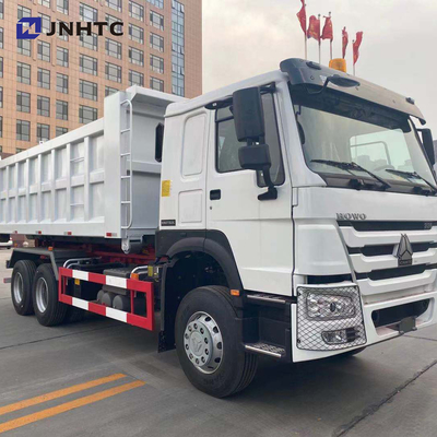 LHD Sinotruk 371hp 6x4 10 rueda el camión de basura de la elevación del gancho de Howo
