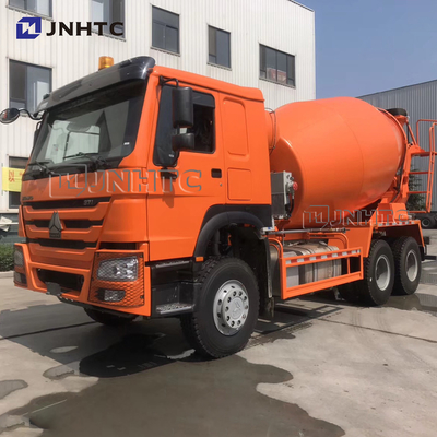 Policía motorizado cargado auto 371hp 12m3 del mezclador concreto 10 de SINOTRUK HOWO