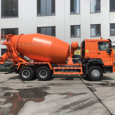 Policía motorizado cargado auto 371hp 12m3 del mezclador concreto 10 de SINOTRUK HOWO