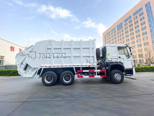 Camión Sinotruk Howo del compresor de la basura del cubo de la ejecución 16CBM