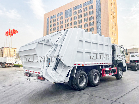 Camión Sinotruk Howo del compresor de la basura del cubo de la ejecución 16CBM