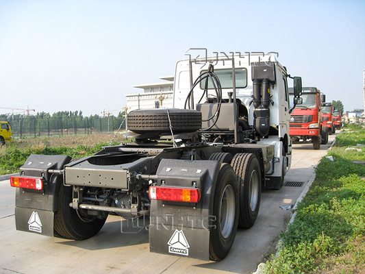 10 cabeza 50T 6X4 del remolque de la cabeza HOWO del tractor de Howo de las ruedas 371