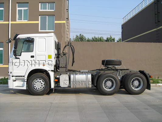 10 cabeza 50T 6X4 del remolque de la cabeza HOWO del tractor de Howo de las ruedas 371