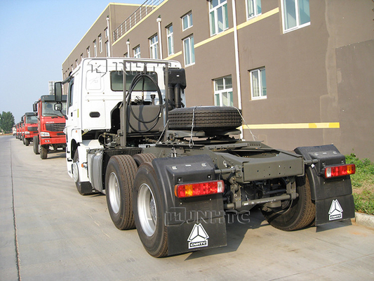 10 cabeza 50T 6X4 del remolque de la cabeza HOWO del tractor de Howo de las ruedas 371