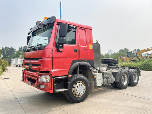 3,5 pulgadas Euro2 Sinotruk Howo 6x4 371 cabeza del tractor de 10 ruedas