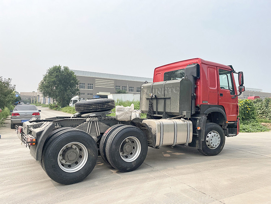 6x4 3,5 tractor principal de las ruedas del camión 10 del tractor de la pulgada Euro2 Sinotruk Howo 371