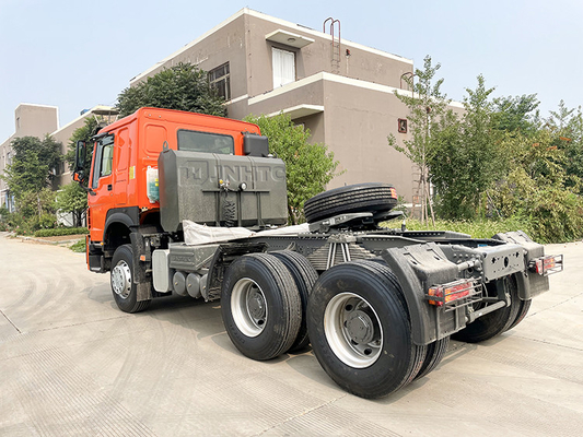 chino cabeza del tractor del camión de Howo del motor 6x4 y del remolque